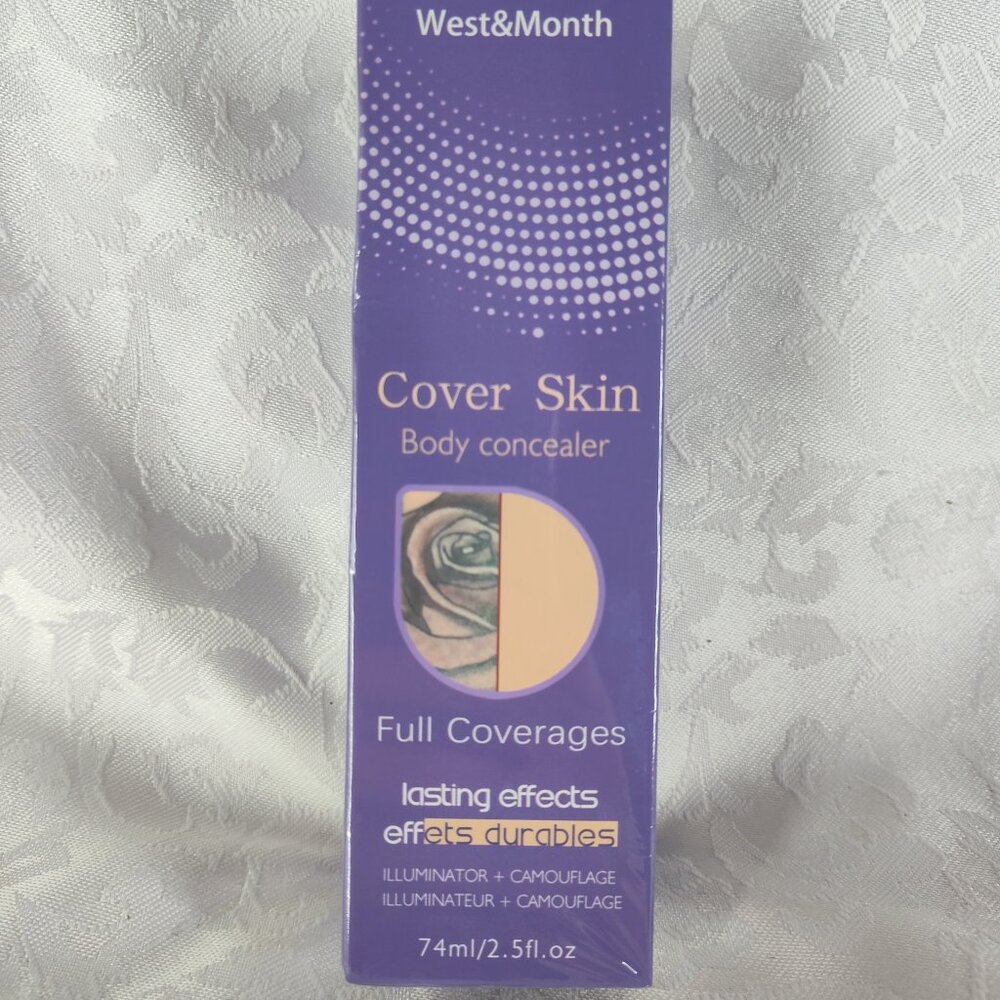 West Month Cover Skin Body Concealer Illuminator & Camouflage 2.5 Fl.Oz